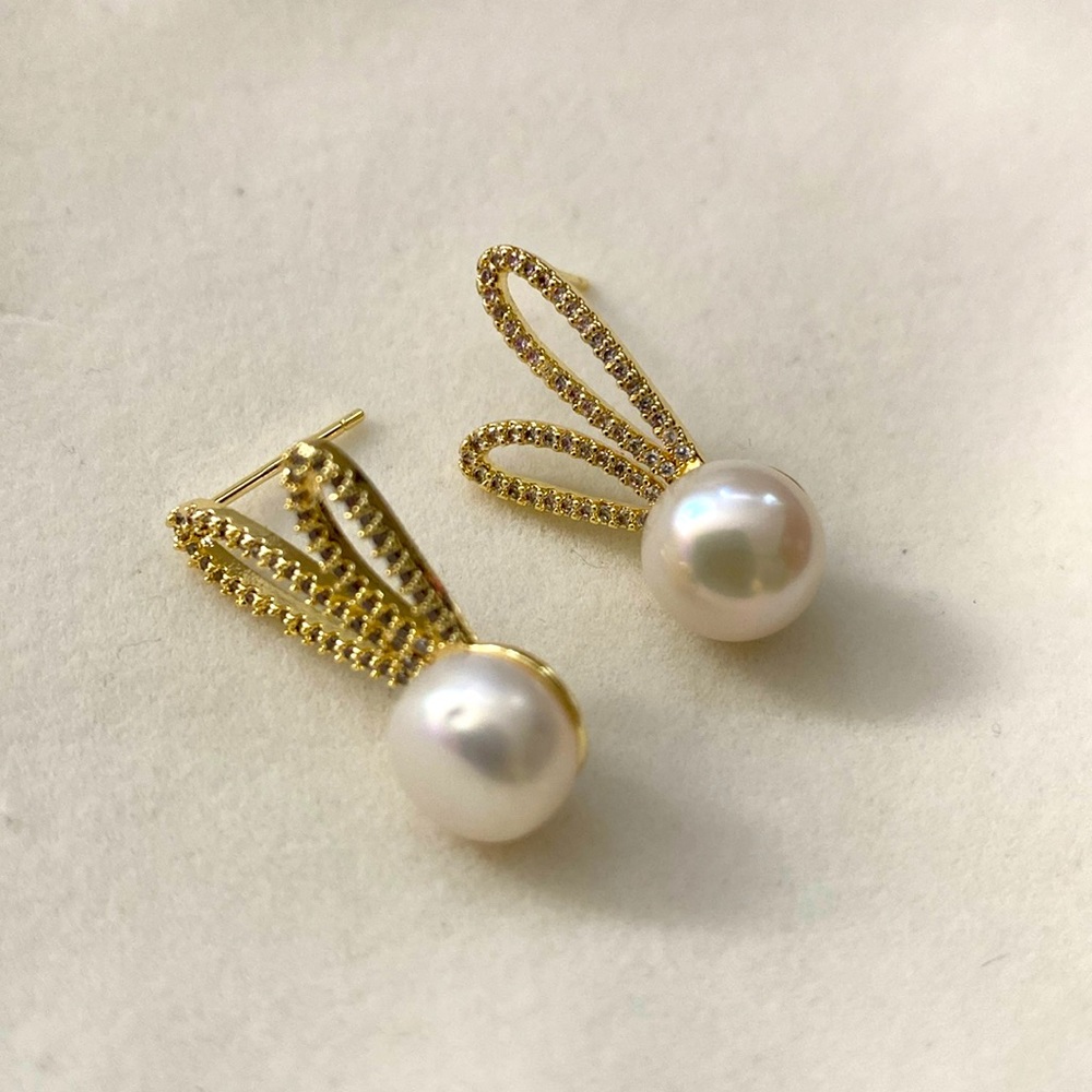 Handmade Pearl Earrings